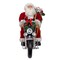 Kurt Adler whimsical 14-Inch Kringles Motorcycle Santa with Giftbag